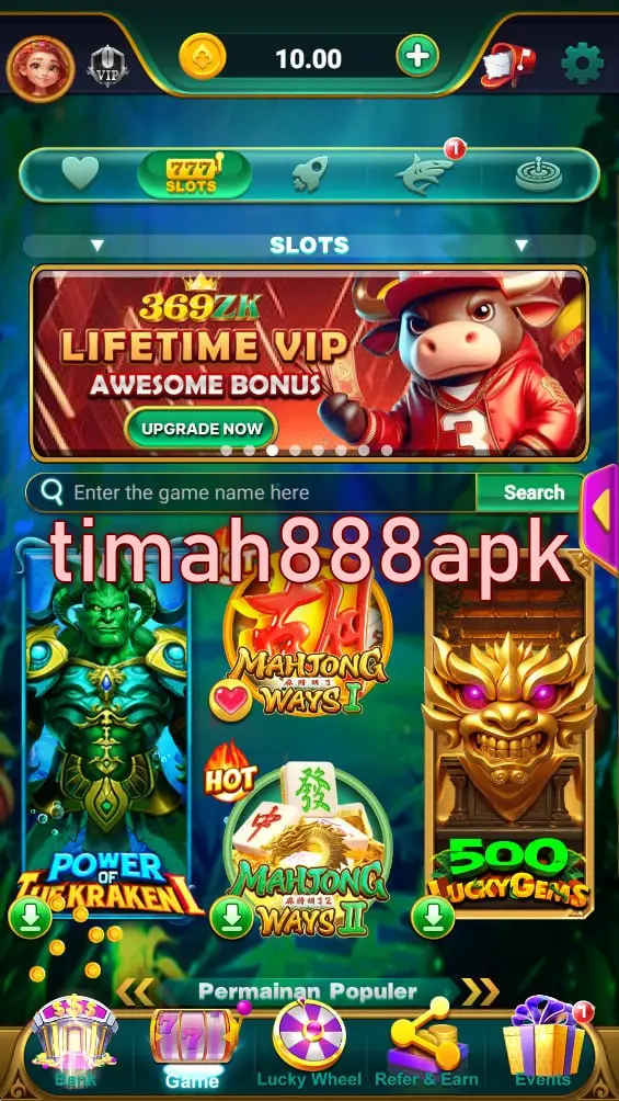 timah888apk Tangkapan Layar - APK Resmi